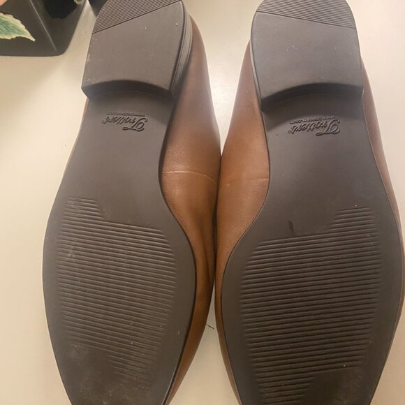Trotters Leana Leather Flats - Dark Taupe, 12WW - Picture 9 of 9